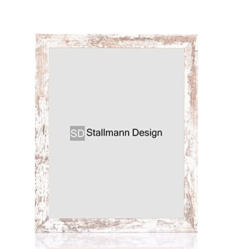 Stallmann Design Bilderrahmen 42x59,4 cm (DIN A2) vintage Holz mit Acrylglas Rahmen-Breite 40mm Posterrahmen Wechselrahmen von Stallmann Design