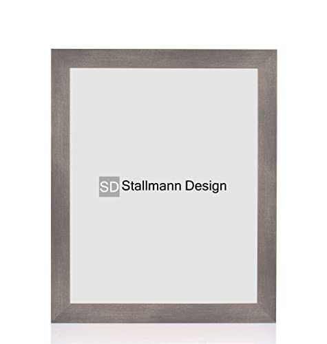 Stallmann Design Bilderrahmen 50x70 cm (PUZZLEFORMAT) stahl Holz mit Acrylglas Rahmen-Breite 40mm Posterrahmen Wechselrahmen von Stallmann Design