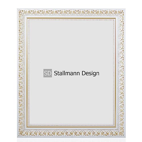 Stallmann Design Bilderrahmen Barockrahmen SWAN | 56x71 cm | Weiß | Echtholz-Bilderrahmen antik | 80 andere Größen verfügbar | Fotorahmen aus Holz im Vintagestyle Stallmann Design Bilderrahmen Barockrahmen SWAN | 56x71 cm | Weiß | Echtholz-Bilderrahmen antik | 80 andere Größen verfügbar | Fotorahmen aus Holz im Vintagestyle von Stallmann Design