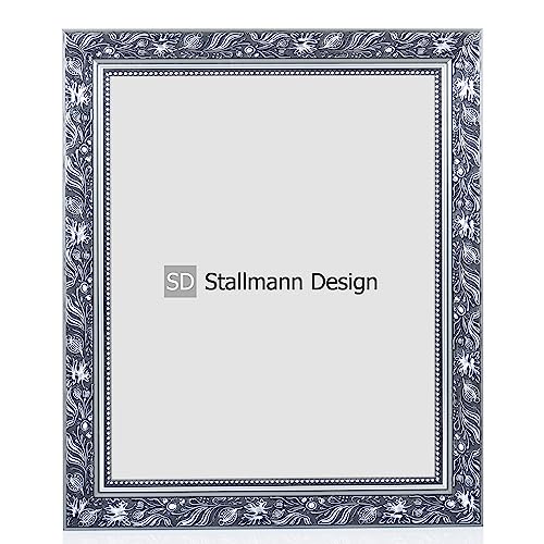 Stallmann Design Bilderrahmen Barockrahmen SWAN | 60x80 cm | Silber | Echtholz-Bilderrahmen antik | 80 andere Größen verfügbar | Fotorahmen aus Holz im Vintagestyle Stallmann Design Bilderrahmen Barockrahmen SWAN | 60x80 cm | Silber | Echtholz-Bilderrahmen antik | 80 andere Größen verfügbar | Fotorahmen aus Holz im Vintagestyle von Stallmann Design