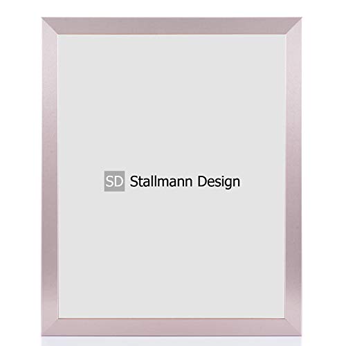 Stallmann Design Bilderrahmen New Modern | Farbe: Rosa Pastell | Größe: 13x18cm | eleganter Frame für Ihre Fotos und Motive von Stallmann Design