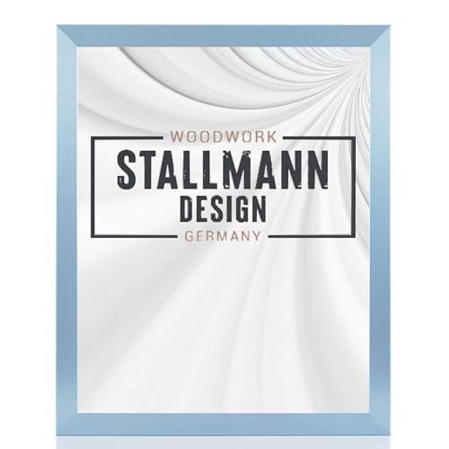 Stallmann Design Bilderrahmen New Modern | Farbe: Blau Pastell | Größe: 15x21cm (DIN A5) | eleganter Frame für Ihre Fotos und Motive von Stallmann Design