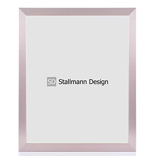 Stallmann Design Bilderrahmen New Modern | Farbe: Rosa Pastell | Größe: 20x20cm | eleganter Frame für Ihre Fotos und Motive von Stallmann Design