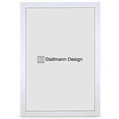 Stallmann Design Bilderrahmen New Modern | Farbe: Weiß | Größe: 20x28cm | eleganter Frame für Ihre Fotos und Motive von Stallmann Design
