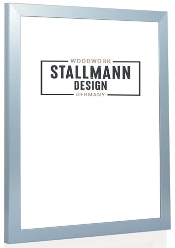 Stallmann Design Bilderrahmen New Modern | Farbe: Blau Pastell | Größe: 20x30cm | eleganter Frame für Ihre Fotos und Motive von Stallmann Design