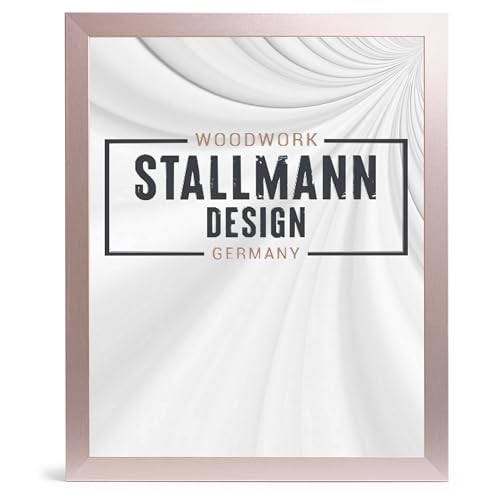 Stallmann Design 'New Modern' Bilderrahmen 20 x 30 cm | Farbe: Rosa | eleganter Frame für Ihre Fotos und Motive von Stallmann Design