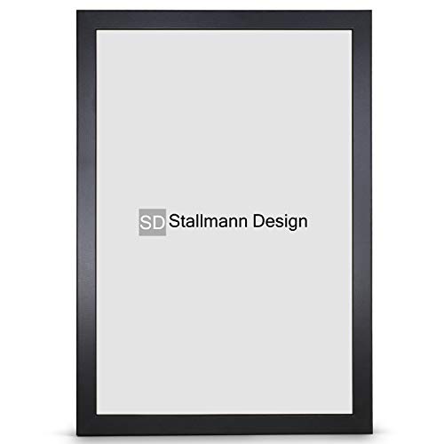 Stallmann Design Bilderrahmen New Modern | Farbe: Schwarz | Größe: 30x30cm | eleganter Frame für Ihre Fotos und Motive von Stallmann Design