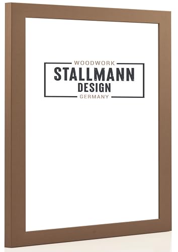 Stallmann Design Bilderrahmen New Modern | Farbe: Bronze | Größe: 30x40cm | eleganter Frame für Ihre Fotos und Motive von Stallmann Design