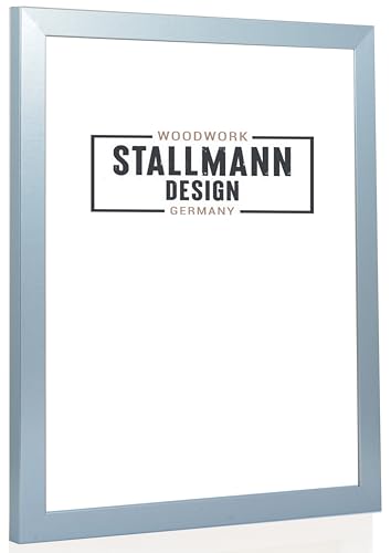 Stallmann Design Bilderrahmen New Modern | Farbe: Blau Pastell | Größe: 40x60cm | eleganter Frame für Ihre Fotos und Motive von Stallmann Design