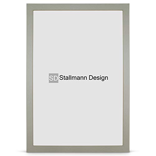 Stallmann Design Bilderrahmen New Modern | Farbe: Grau | Größe: 40x60cm | eleganter Frame für Ihre Fotos und Motive von Stallmann Design