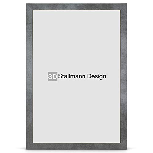 Stallmann Design Bilderrahmen New Modern | Farbe: Beton | Größe: 50x50cm | eleganter Frame für Ihre Fotos und Motive von Stallmann Design