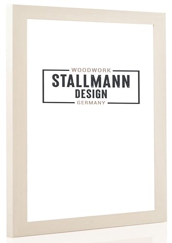 Stallmann Design Bilderrahmen New Modern | Farbe: Birke | Größe: 50x70cm (PUZZLEFORMAT) | eleganter Frame für Ihre Fotos und Motive von Stallmann Design