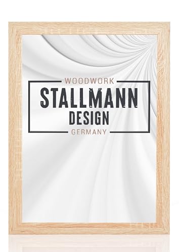 Stallmann Design Bilderrahmen New Modern | Farbe: Sonoma Eiche | Größe: 50x70cm (PUZZLEFORMAT) | eleganter Frame für Ihre Fotos und Motive von Stallmann Design