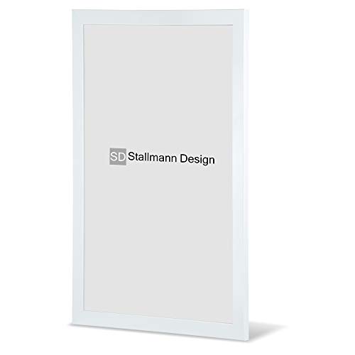 Stallmann Design Bilderrahmen New Modern | Farbe: Weiß Glanz | Größe: 50x90cm | eleganter Frame für Ihre Fotos und Motive von Stallmann Design