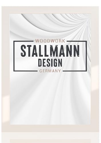 Stallmann Design 'New Modern' Bilderrahmen 50 x 90 cm | Farbe: Weiß Glanz | eleganter Frame für Ihre Fotos und Motive von Stallmann Design