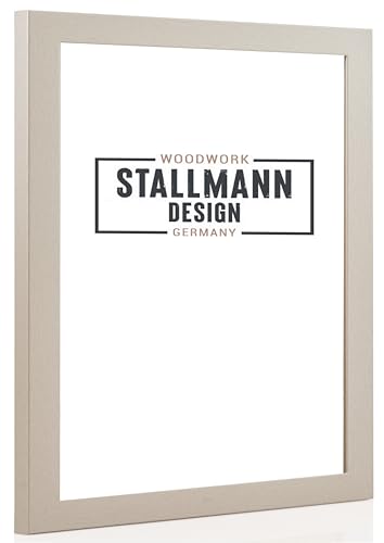 Stallmann Design Bilderrahmen New Modern | Farbe: Aluminum | Größe: 20x28cm | eleganter Frame für Ihre Fotos und Motive von Stallmann Design