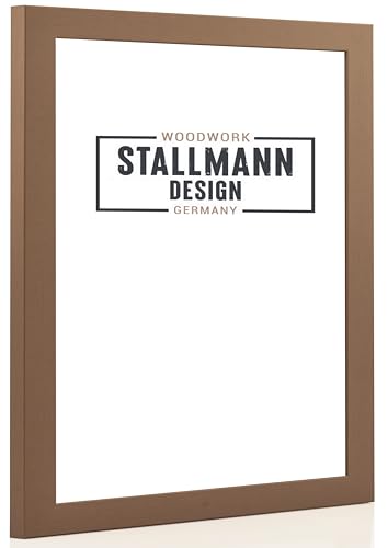 Stallmann Design Bilderrahmen New Modern | Farbe: Bronze | Größe: 20x50cm | eleganter Frame für Ihre Fotos und Motive von Stallmann Design