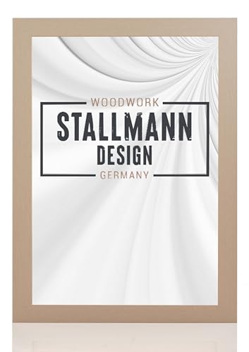 Stallmann Design 'New Modern' Bilderrahmen 15 x 21 cm (DIN A5) | Farbe: Grau | eleganter Frame für Ihre Fotos und Motive von Stallmann Design