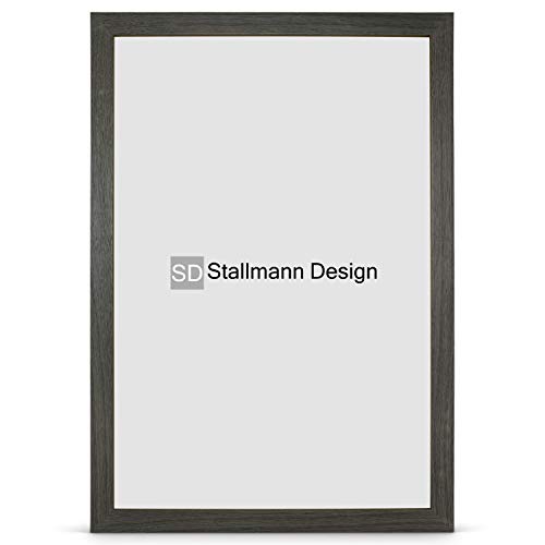 Stallmann Design Bilderrahmen New Modern | Farbe: Mooreiche | Größe: 40x50cm | eleganter Frame für Ihre Fotos und Motive von Stallmann Design