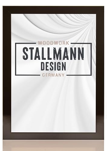 Stallmann Design Bilderrahmen New Modern | Farbe: Schwarz Glanz | Größe: 20x28cm | eleganter Frame für Ihre Fotos und Motive von Stallmann Design