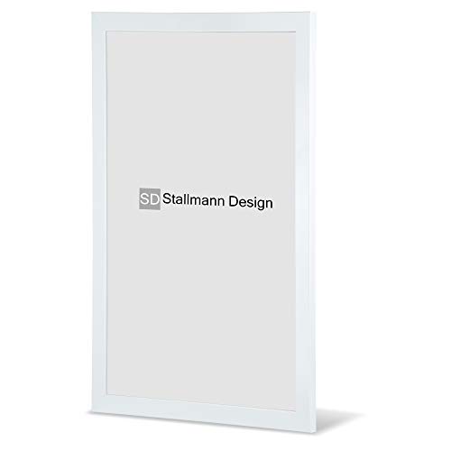 Stallmann Design Bilderrahmen New Modern | Farbe: Weiß Glanz | Größe: 34x96cm | eleganter Frame für Ihre Fotos und Motive von Stallmann Design