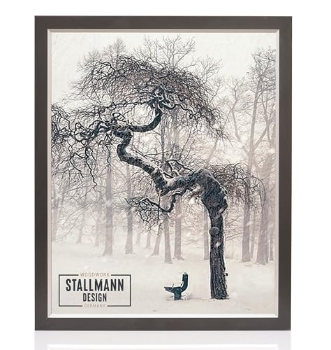 Stallmann Design 'My Frames' Bilderrahmen 68 x 98 cm | Farbe: Schwarz-Silber | eleganter Rahmen - schwarzes Finish - Kante silber Stallmann Design 'My Frames' Bilderrahmen 68 x 98 cm | Farbe: Schwarz-Silber | eleganter Rahmen - schwarzes Finish - Kante silber von Stallmann Design