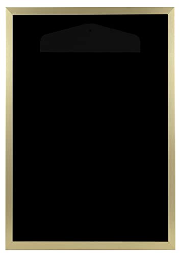 Stallmann Design Objektrahmen Trikotrahmen mit Bügel und Tür in 70x90 cm Gold - schwarz von Stallmann Design