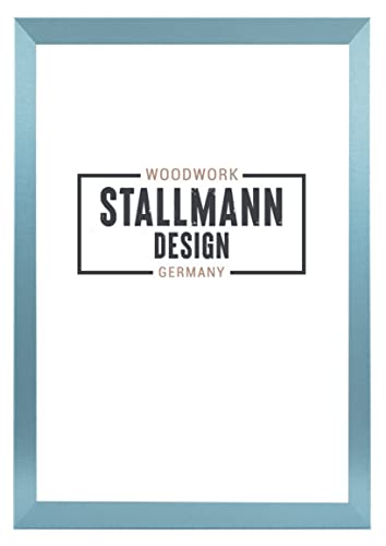 Stallmann Design SD Bilderrahmen mit Acrylglas-Antireflex, Rahmen new modern in 20x30 cm grün pastell, zum vertikalen oder horizontalen Aufhängen von Stallmann Design