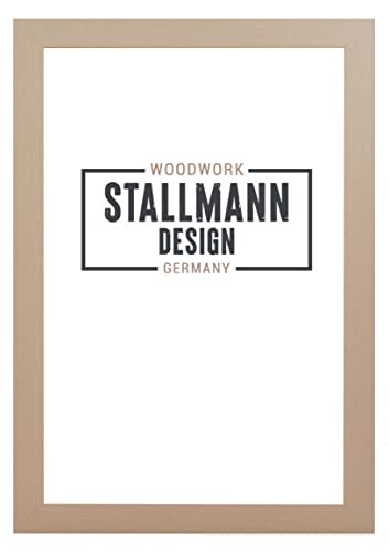 Stallmann Design SD Bilderrahmen mit Acrylglas-Antireflex, Rahmen new modern in 50x70 cm grau, zum vertikalen oder horizontalen Aufhängen von Stallmann Design