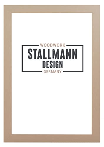 Stallmann Design SD Bilderrahmen mit Acrylglas-Antireflex, Rahmen new modern in 50x75 cm grau, zum vertikalen oder horizontalen Aufhängen von Stallmann Design