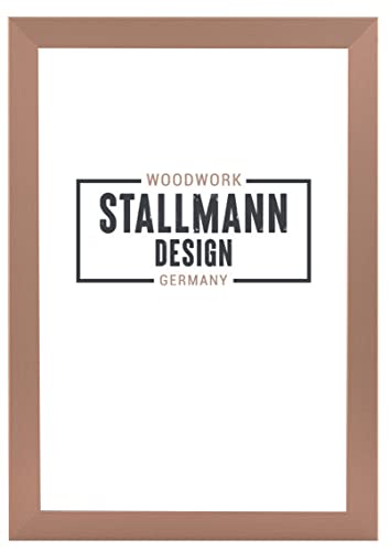 Stallmann Design SD Bilderrahmen mit Acrylglas-Antireflex, Rahmen new modern in 80x120 cm Kupfer, zum vertikalen oder horizontalen Aufhängen von Stallmann Design