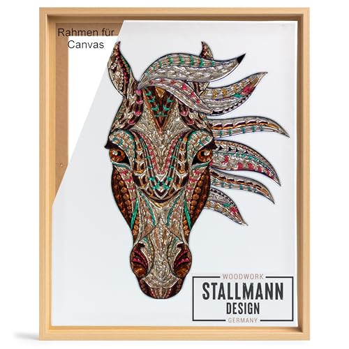 Stallmann Design Schattenfugenrahmen für Leinwände auf Keilrahmen | Farbe: Buche | Größe: 40 x 80 cm | Rahmen ohne Glas & Rückwand | mit Montagezubehör Stallmann Design Schattenfugenrahmen für Leinwände auf Keilrahmen | Farbe: Buche | Größe: 40 x 80 cm | Rahmen ohne Glas & Rückwand | mit Montagezubehör von Stallmann Design