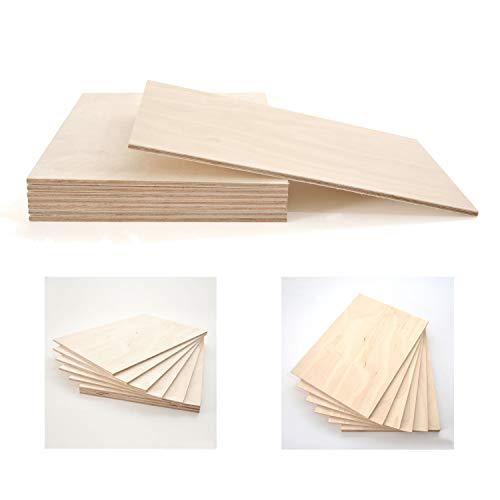 Stallmann Design Sperrholz-Platte 100x60 5mm Stärke Multiplex Zuschnitt Birke Qualität B/BB Holzplatte für Regalböden oder zum basteln Laubsäge-Holz Bastelholz von Stallmann Design
