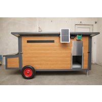 Hühnerstall - Hühnerhaus Rosina Winterfest Stahlstall Für 11 Hühner Mit 2 Räder Ho/Ag von Stallplus