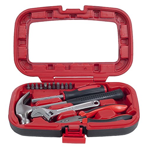 Stalwart 15-teiliges Werkzeug-Kit, für Haushalt, Auto und Büro, 75-HT015 von Stalwart
