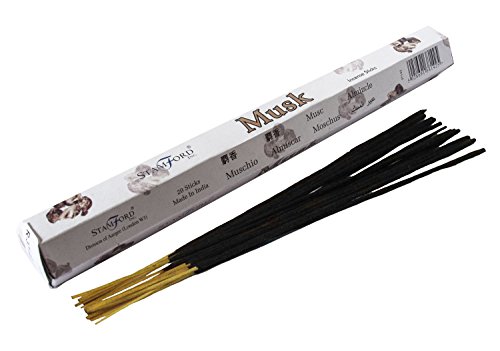 Stamford Räucherstäbchen Moschus, gemischt, Pack Length 24cm Stamford Räucherstäbchen Moschus, gemischt, Pack Length 24cm von STAMFORD INC.