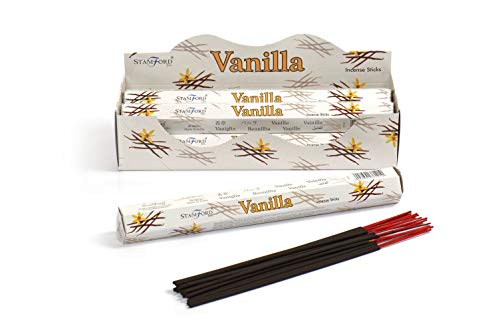 Stamford Vanilla Incense, 20 Sticks x 6 Packs von Stamford