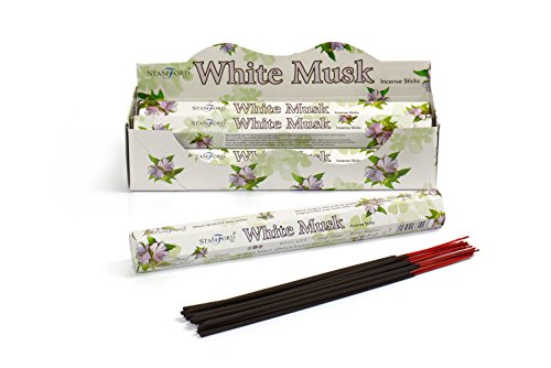 Stamford White Musk Incense, 20 Sticks X 6 Packs von Stamford