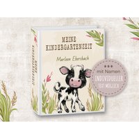 Kindergarten Ordner Personalisiert Mit Namen Farm Kalb Meine Kindergartenzeit Kindergartenordner Sammelordner Schweinchen Kuh Junge Mädchen von Stammbuchshop