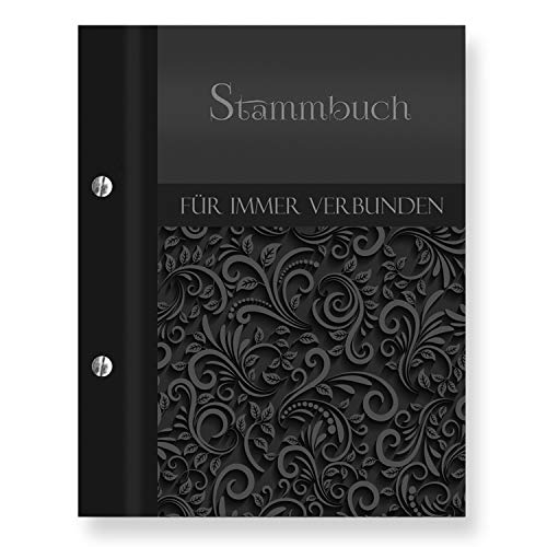 Stammbuchshop schwarz stb_ornament a5 Familienstammbuch, 23 x 18 x 1,7 cm Stammbuchshop schwarz stb_ornament a5 Familienstammbuch, 23 x 18 x 1,7 cm von Stammbuchshop