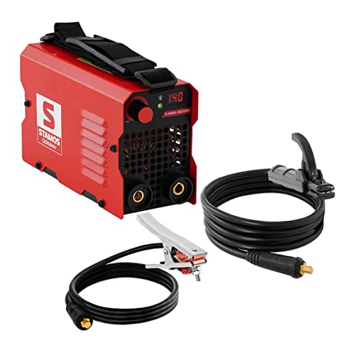 Stamos Germany S-MMA-140 MINI 140 A Duty Cycle 100% IGBT Hot Start Anti-Stick Elektrodenschweißgerät Schweißgerät Elektrode E-Hand Schweißgerät von Stamos Welding Group