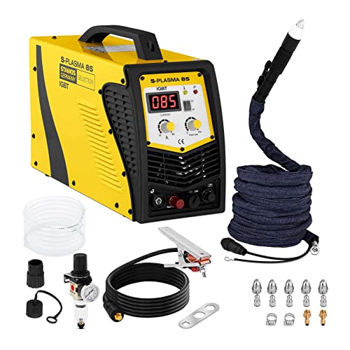 Stamos Selection S-Plasma 85CNC Plasmaschneider 85 A 400 V Pilotzündung Schneidstärke 27 mm IGBT Plasmacutter Schlauchpaket 5 m Stamos Selection S-Plasma 85CNC Plasmaschneider 85 A 400 V Pilotzündung Schneidstärke 27 mm IGBT Plasmacutter Schlauchpaket 5 m von Stamos Welding Group