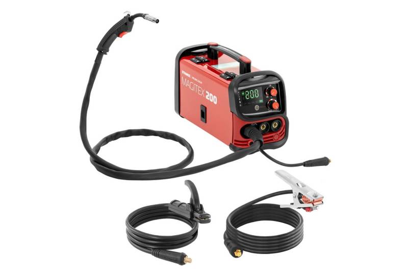 Stamos Welding Group Elektroschweißgerät MIG/MAG Schweißgerät 160 A digitales Bedienfeld Schutzgas WIG Liftarc von Stamos Welding Group