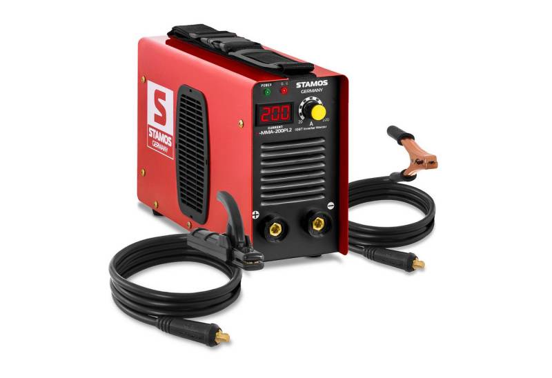 Stamos Welding Group Elektroschweißgerät Schweißgerät Elektroden Mobil E Hand Schweißgerät mma LED Display Igbt von Stamos Welding Group