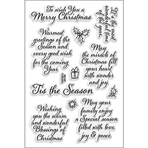Stampendous Perfectly Clear Stamps 10,2 x 15,2 cm Bogen-Tis The Season, Acryl, 1-(Pack) Stampendous Perfectly Clear Stamps 10,2 x 15,2 cm Bogen-Tis The Season, Acryl, 1-(Pack) von Stampendous