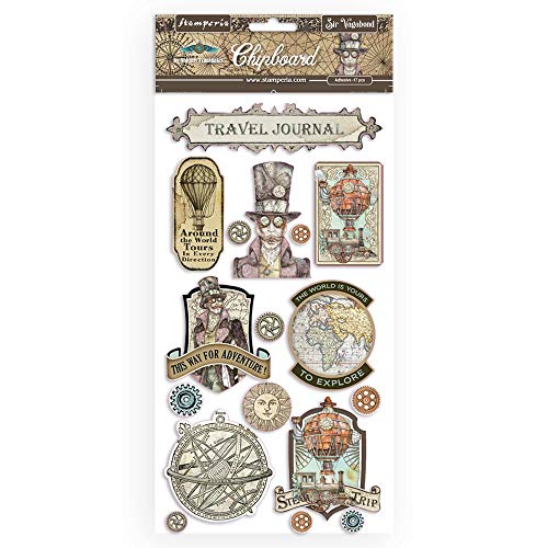 STAMPERIA INTERNATIONAL, KFT DFLCB16 Chipboard cm 15x30-Sir Vagabond, 15cmX30cm von Stamperia