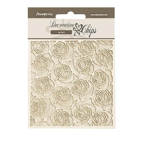 STAMPERIA INTERNATIONAL, KFT Decorative chips cm 14x14 - Romance Forever pattern STAMPERIA INTERNATIONAL, KFT Decorative chips cm 14x14 - Romance Forever pattern von Stamperia