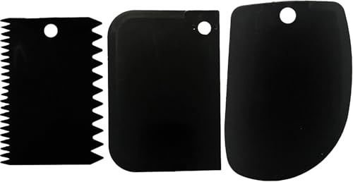 Stamperia ASTL001 3 Hand Spatulas, Black, One Size, 35 Count von Stamperia
