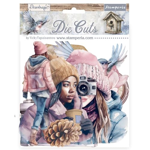 Stamperia DFLDC109 Dewdrops Decorative Paper, Assorted, 17,3 x 17,3 x 0,3 cm Stamperia DFLDC109 Dewdrops Decorative Paper, Assorted, 17,3 x 17,3 x 0,3 cm von Stamperia