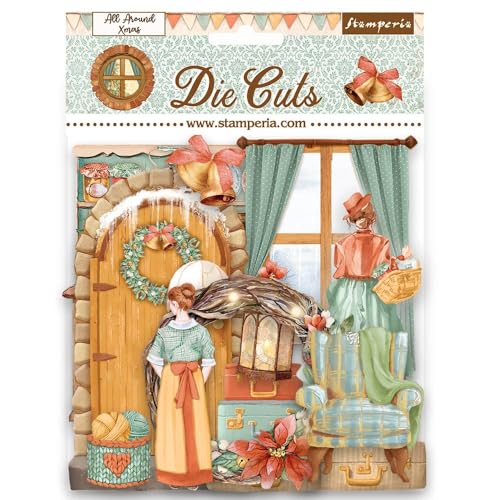 Stamperia DFLDC83 Die cuts, 0, 17,3 x 17,3 x 0,3 cm Stamperia DFLDC83 Die cuts, 0, 17,3 x 17,3 x 0,3 cm von Stamperia